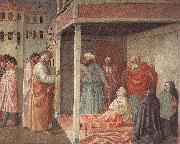 MASOLINO da Panicale, Healing of the Cripple and Raising of Tabatha